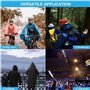 Poncho Pluie Imperméable, Réutilisable Cape de Pluie Avec Capuche Multifonctions 3 en 1 Poncho/Tapis de Camping/Ombre de Camping