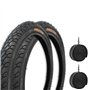 Deestone EBA24NED 2 pneus noirs 24 x 1