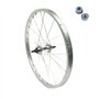 ECOVELO Ruota Completa Posteriore per Bici Da 20 Pollici Roue arrière complète pour vélo Adulte Unisexe