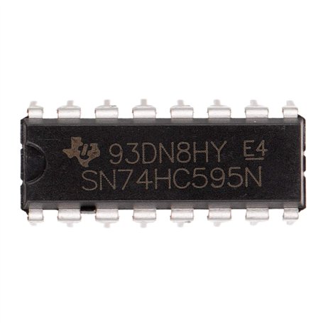BOJACK SN74HC595N Registres à décalage de compteur 8 bits Registres de sortie à 3 états Circuits intégrés DIP-16 (lot de 25 pièc