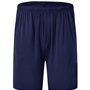 JINSHI Homme Bas de Pyjama Vêtements de Nuit Élastique Court Pantalon Shorts Modal avec Poches 3Pack-Noir/Gris/Marine X-Large