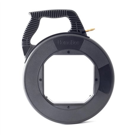HomeBee® Aide à l'extraction de câbles 30 m pour tuyaux vides avec 5 adaptateurs – Fil de traction en PET de 4 mm – Fil de tract