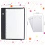 Canvall Flipbook Set pour dessin et traçage d'animation comprenant : boîte lumineuse LED, 540 pages de papier animé à feuilles v