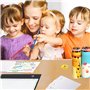 Canvall Flipbook Set pour dessin et traçage d'animation comprenant : boîte lumineuse LED, 540 pages de papier animé à feuilles v