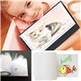Canvall Flipbook Set pour dessin et traçage d'animation comprenant : boîte lumineuse LED, 540 pages de papier animé à feuilles v