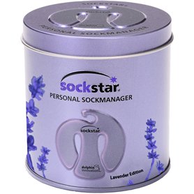 Pinces à Chaussettes Sockstar édition Lavende = 20 pièces Couleur + Odeur agréable et Durable Lavende dans Une Noble boîte Cadea