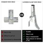 GKZB Coupler g pour Pompe à Graisse Coupleur De Graisse Embout Spécial pour Cône pour Pistolet à Graisse Facile à Mettre Et à En