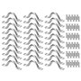 Kellegour 30pcs Plaque Oeillet Acier Inoxydable