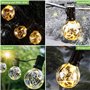 AETKFO Guirlande Lumineuse Extérieure,11.7M Guirlande Guinguette LED G40 Ampoules 30+3 Rechange,Guirlande Exterieur Étanche,Guir