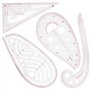 Baxcdyswe 4 Pièces Regle Couture