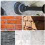 Sudnsadaks Scie Cloche Beton, Foret Beton Grande Longueur Rallonge, Jeu de Scie Cloche avec manche rond 330 mm est SDS Plus Poig
