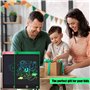 Jomdjmskes 2 Pièces Tablette Dessin Enfant, 10 Pouces Tablette d'Écriture Colorée, Tablettes Graphiques avec Fonction de Verroui