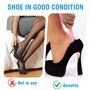 Chausse-Pieds en Plastique,6 PCS Ensemble Chausse-Pied Enfant Cornes de Chaussures en Plastique Portabl avec Poignée de Boucle p