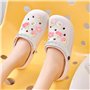 Charmes de Chaussure,12 PCS Mignons Décorations de Chaussures avec 2 PCS Chaîne de Perles Fleurs avec Boutons Colorés Breloques 