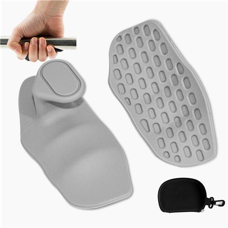 Mokeum Poignées de sport avec boîte de rangement - Antidérapantes - Protection de la paume - Pour entraînement et exercice de gy