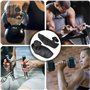Mokeum Poignées de sport avec boîte de rangement - Antidérapantes - Protection de la paume - Pour entraînement et exercice de gy