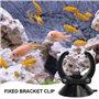 DONGKER 10 PCS Ventouses Chauffantes pour Aquarium, Lampe de Plongée Ventouse Gel de Silice Ventouse avec Clips pour Fish Tank