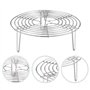 KAIAIWLUO Cuisson À La Vapeur Rack,Grille De Cuisson Ronde à Vapeur en Acier Inoxydable Grilles De Refroidissement pour La Cuiss