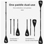 LYEAA Pagaie Réglable pour Kayak, Rame Légère pour Paddleboard, Pagaie Multifonctionnelle pour Canoë et Kayak