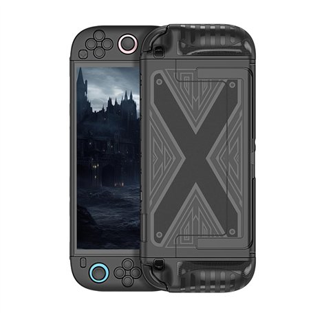 Coque TPU + PC pour Switch 2 Protection Main Anti-rayures Poignée Ergonomique Couvercle Anti-chute pour Switch 2 Console Accesso