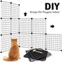 Generic Niches pour chat - Cage pour chat - Grande cage à 2/3/4/5 niveaux - Cage pour chat en fil métallique - Maison pour petit