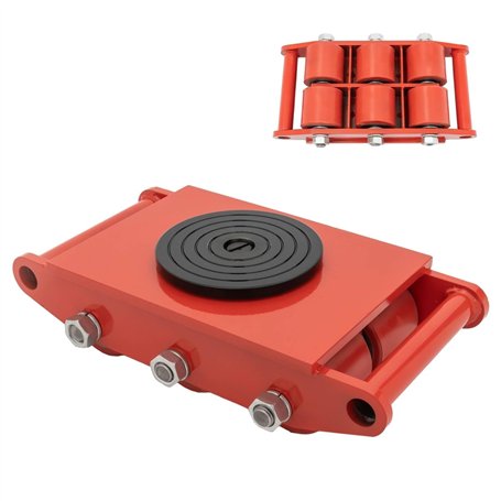Personnalisez ce dont vous avez besoin 8T Chariot de transport de machines en acier robuste avec 6 roues en polyuréthane - Capuc