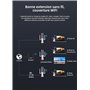 Répéteur WiFi Puissant 300Mbps，2.4GHz Amplificateur WiFi avec WPS,Répéteur WiFi 4 Antennes, 1 Ports LAN, Compatible avec Toutes 