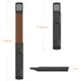 YUEKO SOLO SCT-80 Outil de pratique d'accords de guitare portable avec tableau d'accords rotatif pour débutants (gris argenté, m