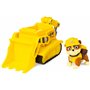 LA PAT' PATROUILLE - VEHICULE + FIGURINE - Véhicule de 15 cm Avec 1 Figurine À Collectionner Pat' Patrouille - Paw Patrol - 6052
