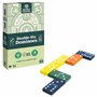 Mindful Classics Lot de 2 dominos en bois durables avec étui de rangement en bois