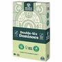Mindful Classics Lot de 2 dominos en bois durables avec étui de rangement en bois, pour adultes et enfants à partir de 8 ans