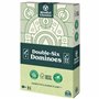 Mindful Classics Lot de 2 dominos en bois durables avec étui de rangement en bois, pour adultes et enfants à partir de 8 ans