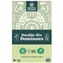Mindful Classics Lot de 2 dominos en bois durables avec étui de rangement en bois, pour adultes et enfants à partir de 8 ans