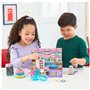 Kinetic Sand Sable magique - Rainbow Cake SHOPPE - 680 g de sable jaune, rose, bleu et blanc parfum vanille - Kit de bricolage p