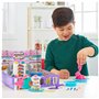 Kinetic Sand Sable magique - Rainbow Cake SHOPPE - 680 g de sable jaune, rose, bleu et blanc parfum vanille - Kit de bricolage p