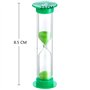 Minuterie de Sable,6 Couleurs Minuterie Horloge de Sable Sabliers pour Enfants Adultes Jeux Cuisine Exercice 30S 1Min 2Mins 3Min