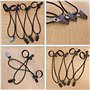 Pince de Serrage Backdrop Clamp Clip,12 pièces Support de Fond Clips pour Photo Studio Photographie Toile Création ou Utilisatio