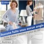 Défroisseur Vapeur, 1800W Fer à Repasser Portable avec Réservoir d'eau de 320ml, 2 in 1 Defroisseur Vapeur Vertical Humide et Sè