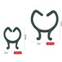 KAHEIGN 200 Pièces Clips De Vigne Végétale, 2 Taille Clips De Support pour Plantes Clips De Fixation De Vigne pour Support De Ti