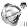 Couvercle De Grille De Valve D'air Sphérique Grille D'aération Ronde En Acier Inoxydable De 130 Mm Couvercle De Capot D'échappem