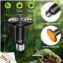 TobeBright 150W lampe chauffante poussin en céramique, Ampoule chauffante sans lumière pour tortue, lampe chauffante terrarium p