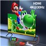 compatible avec Nintendo NS/OLED Type USB C vers 4K HDMI Switch Dock TV Adaptateur