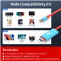 Câble HDMI portable, compatible avec Nintendo NS/OLED Type USB C vers 4K HDMI Switch Dock TV Adaptateur, compatible avec Switch 