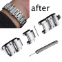Aidqxbaoer Outil Reparation Bracelet Montre, Kit Petit Tournevis Precision pour Horlogerie/Lunettes,Trois poinçons de diamètres 