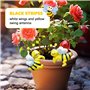 LUMOOM 2PCS Figurines d'abeille De Jardin, Petites Abeilles Mignonnes, Figurines De Jardin en RéSine, Animaux Ornementaux pour B