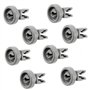 Lot de 8 roulettes de panier supérieur de lave-vaisselle compatibles avec Zanussi 50286967000 50269970005 50278101006 5026992100