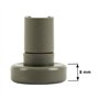 Lot de 8 roulettes de panier supérieur de lave-vaisselle compatibles avec Zanussi 50286967000 50269970005 50278101006 5026992100