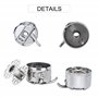 3 Pièces Boîte à Canette pour Machine à Coudre, 15 Pièces Bobine en Métal, Compatible pour Singer Janome Brother Machine à Coudr