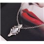 XHBTS Lot de 4 colliers inspirés de la star du soir The LorRings Lady Arwen - Collier doré avec pendentif en forme de bague - Pe