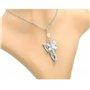 XHBTS Lot de 4 colliers inspirés de la star du soir The LorRings Lady Arwen - Collier doré avec pendentif en forme de bague - Pe